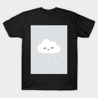 Cloud, Kids art, Kids print, Scandinavian art, Modern art, Wall art, Print, Minimalistic, Modern T-Shirt